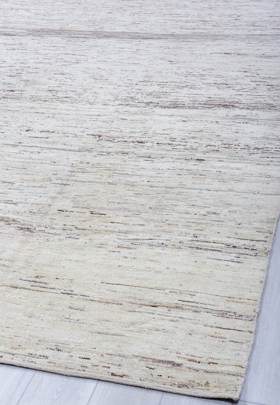 9' x 14' one-of-a-kind handmade vintage Tulu large size rug. Color palette: dark gray, dim gray, gray, light blue