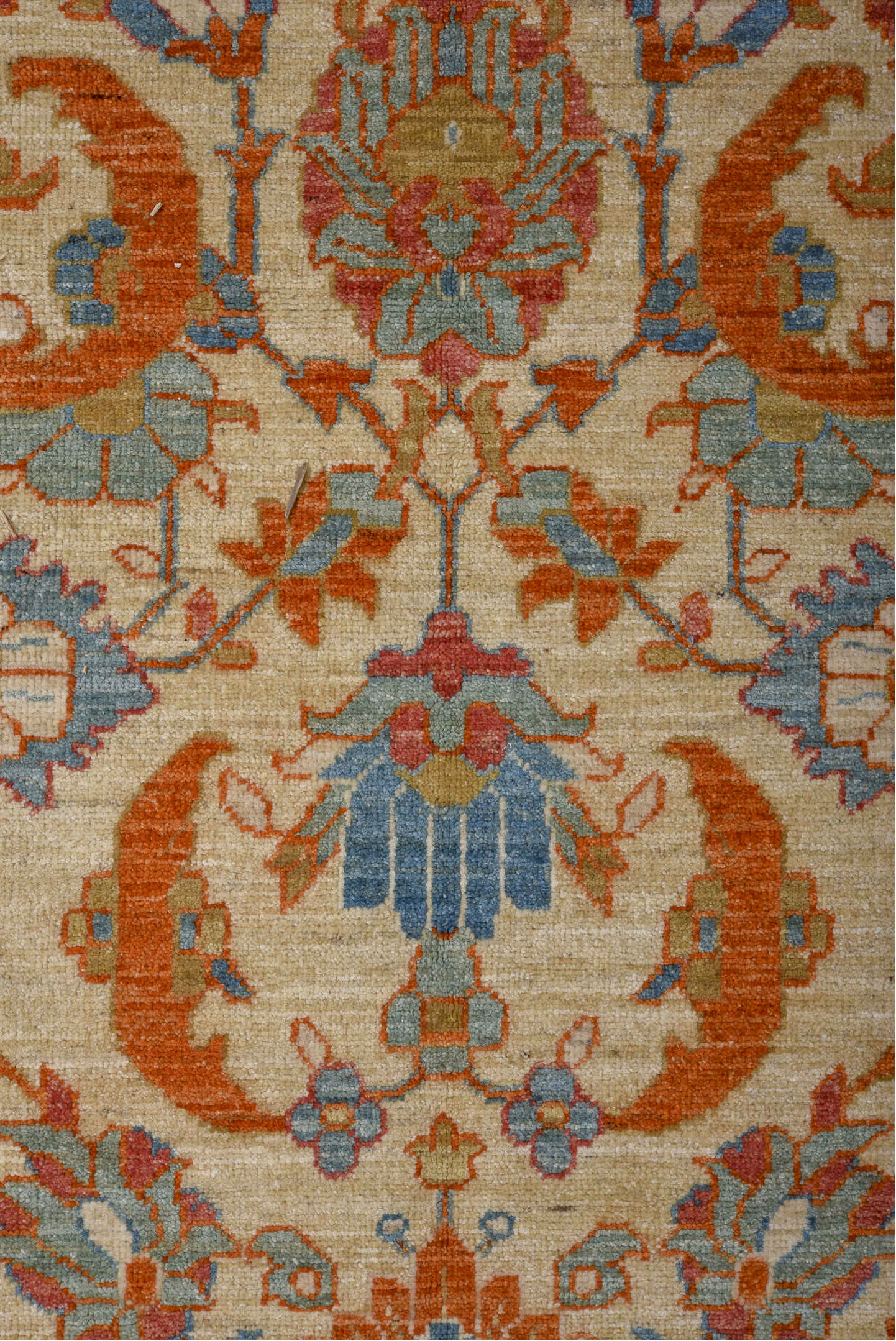 9' x 16' one-of-a-kind handmade vintage Tabriz rug. Color palette: brown, gray, blue, pink, light gray, red, slate gray