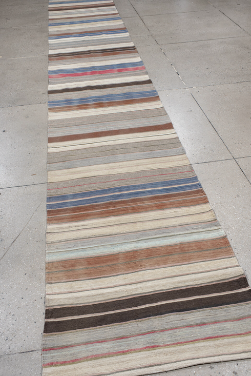 Vintage Kilim Runner Rug (2' x 16')