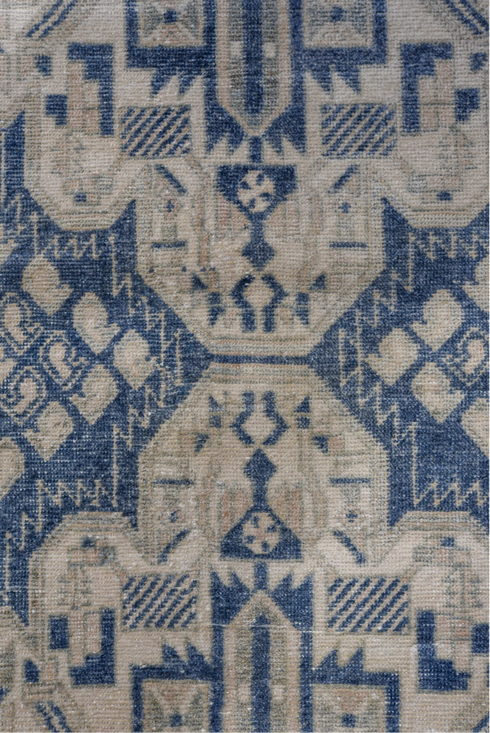 Antique Afshar Area Rug (4' x 5')