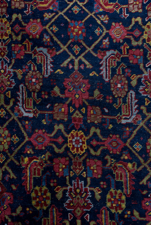 Antique Bidjar Runner Rug (3' x 16')