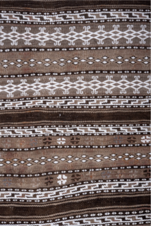 Vintage Kilim Runner Rug (4' x 9')