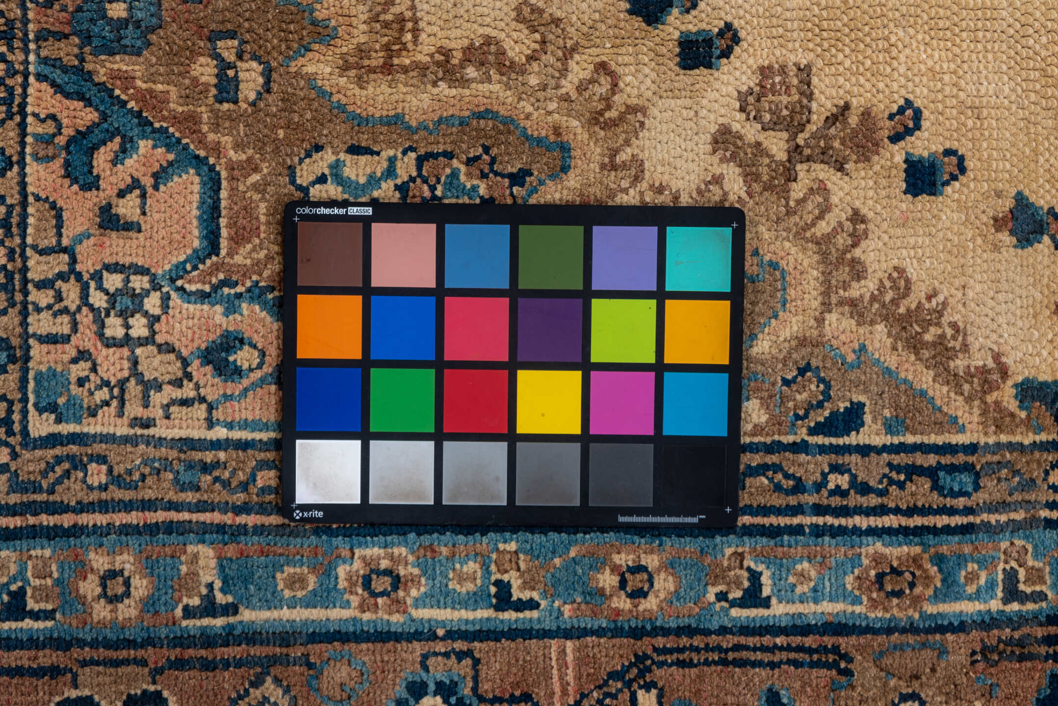 8' x 11' one-of-a-kind handmade vintage Hamadan large size rug. Color palette: blue, gray, black, orange, off-white, pink