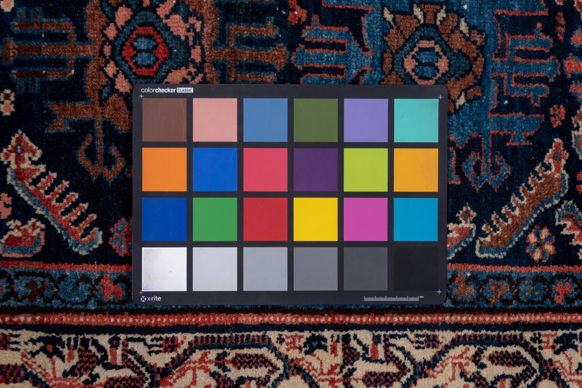 2' x 16' one-of-a-kind handmade vintage Malayer runner rug. Color palette: blue, brown, gray, off-white, pink, red, redwood