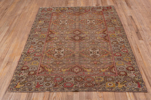 Vintage Oushak Area Rug (4' x 6')