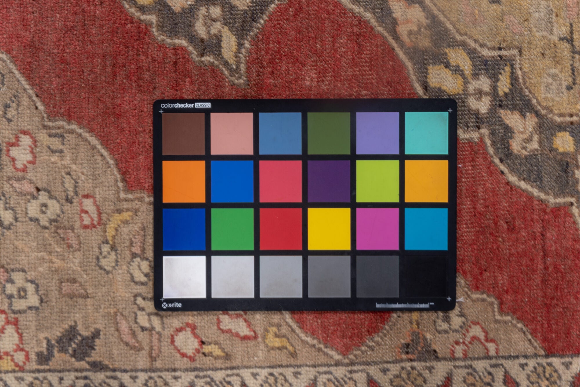 4' x 6' one-of-a-kind handmade vintage Oushak small size rug. Color palette: brown, burlywood, gray, light gray, off-white