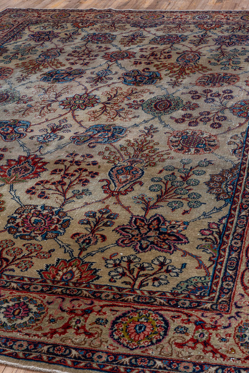 Vintage Kazvin Area Rug (7' x 10')