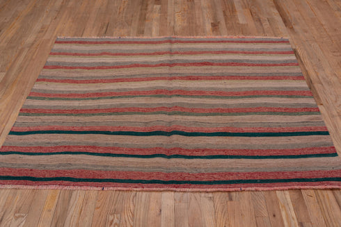 Vintage Kilim Area Rug (5' x 5')