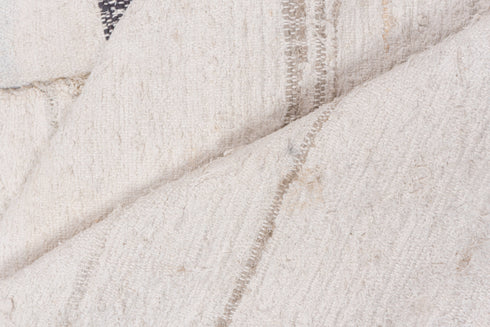 Antique Rag Rug Area Rug (6' x 7')