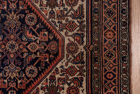 Antique Bibikabad Runner Rug (3' x 14')