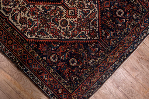 Antique Bibikabad Runner Rug (3' x 14')