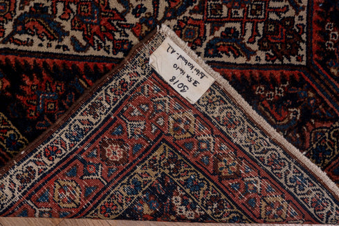 Antique Bibikabad Runner Rug (3' x 14')