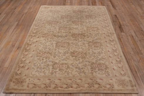 Antique Savonnerie Area Rug (5' x 8')