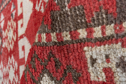 Antique Caucasian Runner Rug (4' x 13')