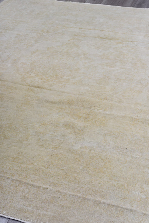 Antique Kashan Area Rug (7' x 9')