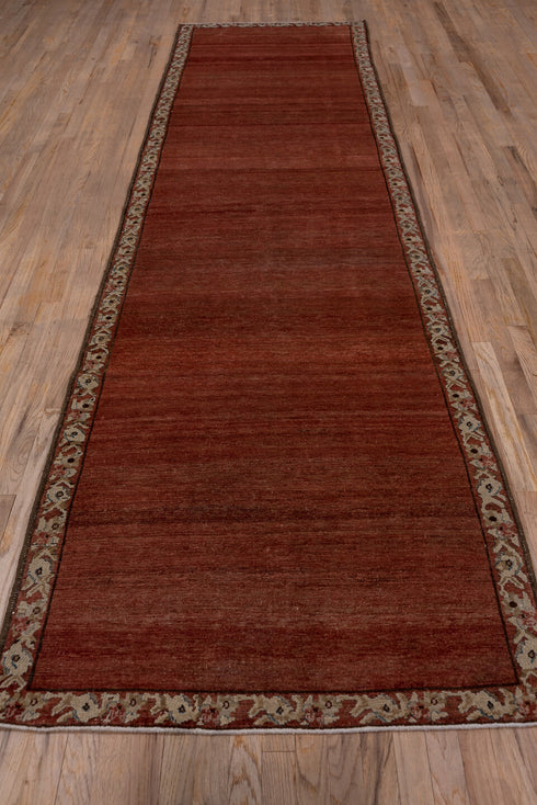 Antique Baktiary Runner Rug (3' x 13')