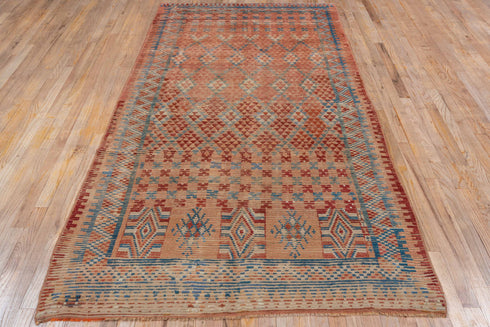 Antique Moroccan Runner Rug (4' x 9')
