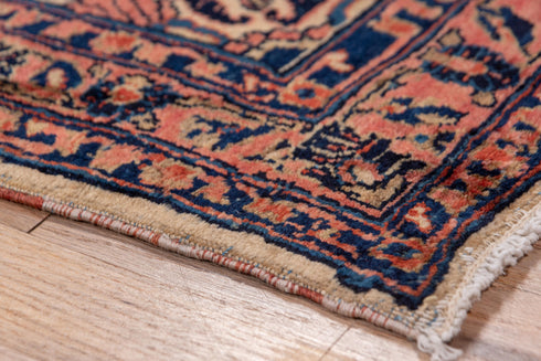 Antique Sarouk Runner Rug (2' x 10')