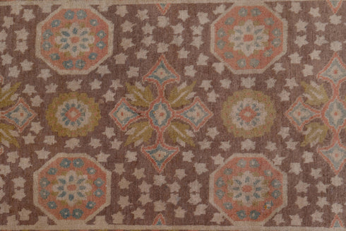 Antique Tabriz Runner Rug (2' x 15')