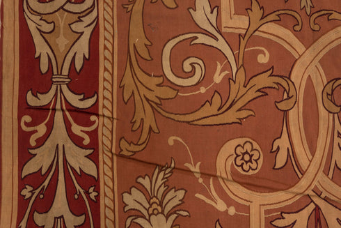 Antique Aubusson Runner Rug (5' x 10')