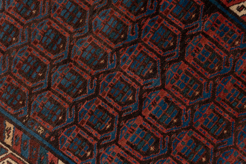 Antique Sarab Runner Rug (3' x 15')