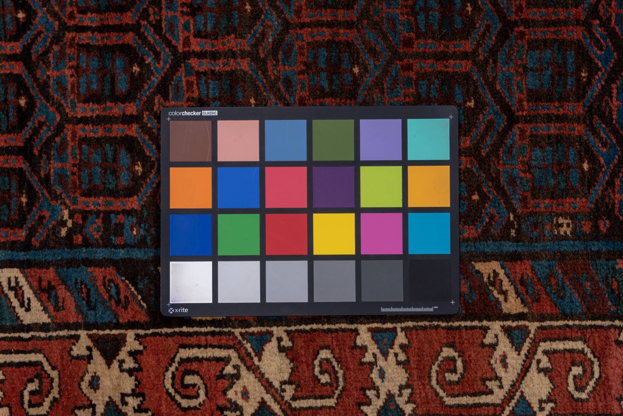 3' x 15' one-of-a-kind handmade vintage Sarab runner rug. Color palette: black, blue, brown, charcoal, gray, off-white, red