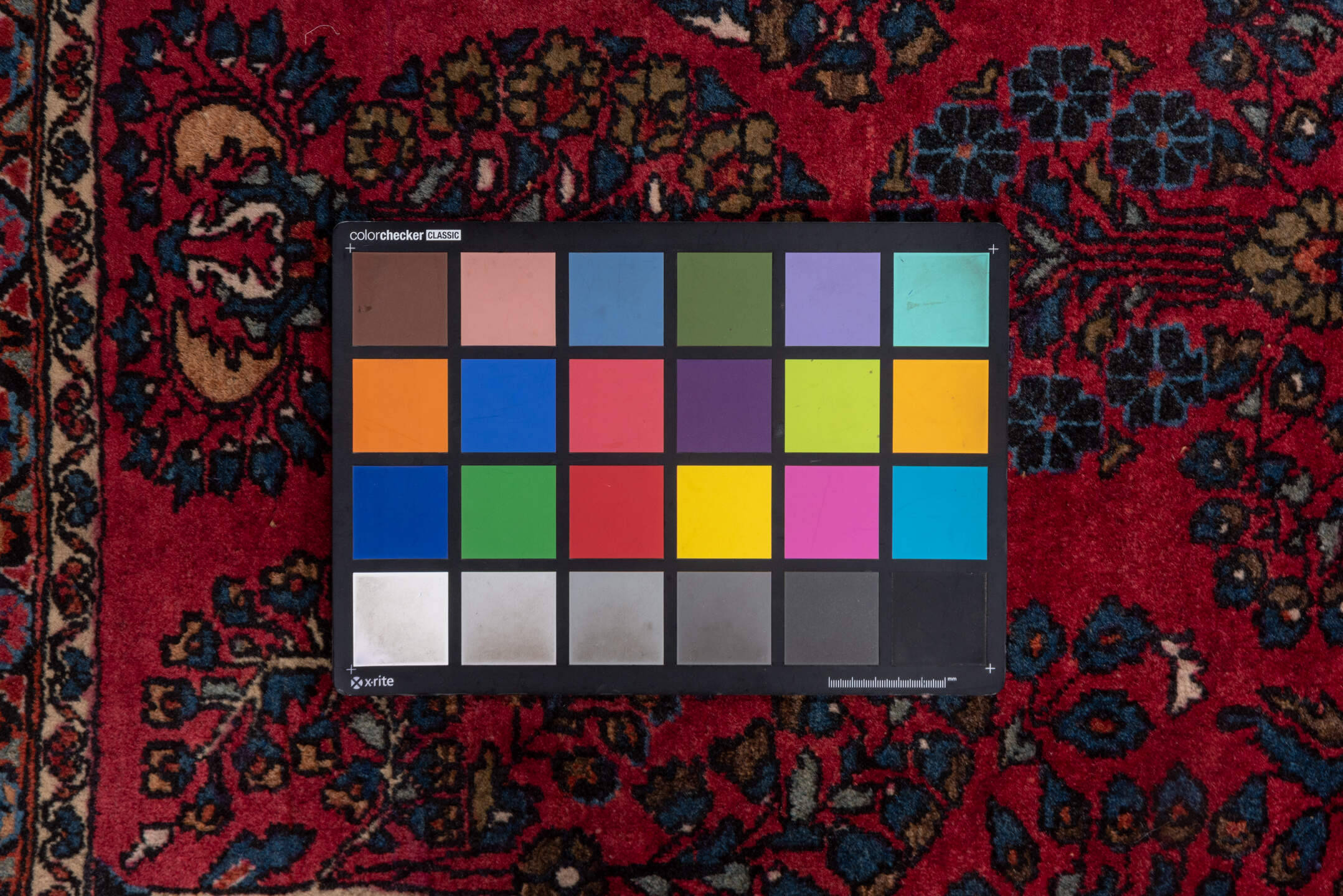 3' x 4' one-of-a-kind handmade vintage Sarouk small size rug. Color palette: brown, red, gray, blue, orange, pink, black