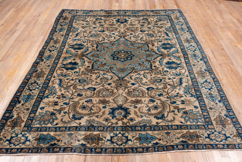 Antique Tabriz Area Rug (6' x 8')