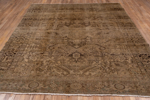 Antique Heriz Area Rug (7' x 9')