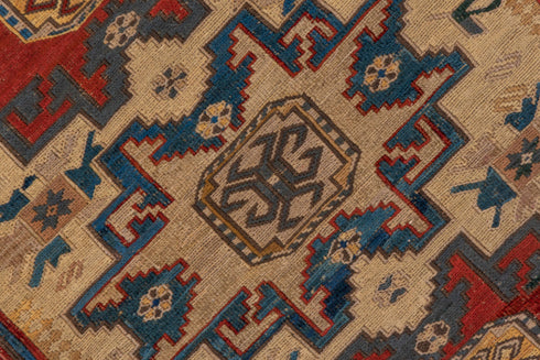 Antique Sumak Runner Rug (3' x 8')