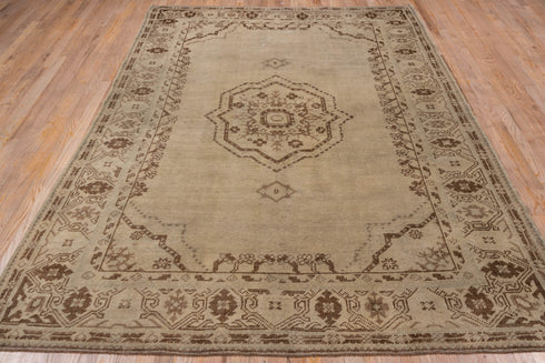 Vintage Oushak Area Rug (6' x 9')