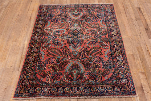 Antique Sarouk Area Rug (3' x 5')