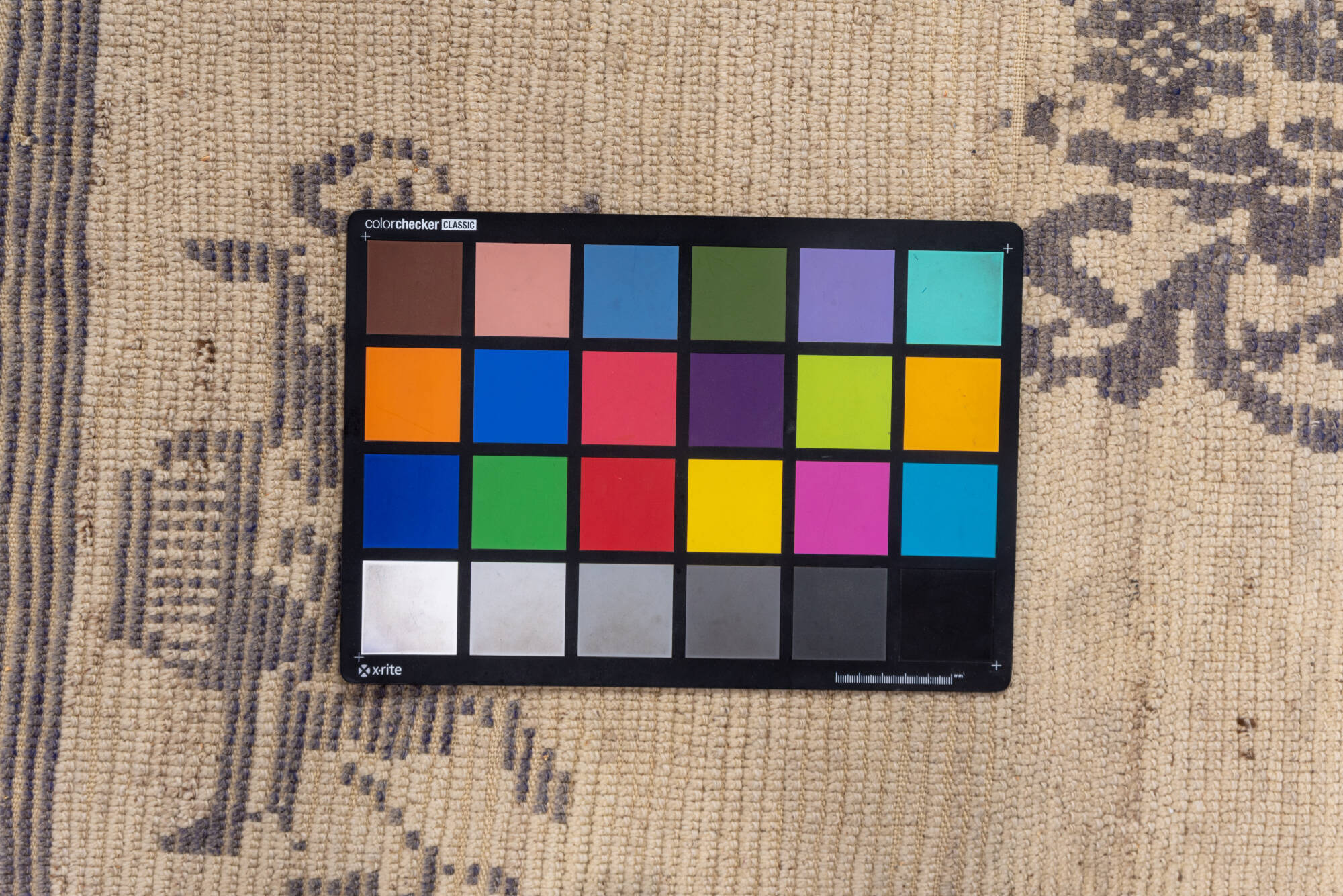 4' x 5' one-of-a-kind handmade vintage Tulu small size rug. Color palette: brown, gray, light gray, off-white, pink, snow