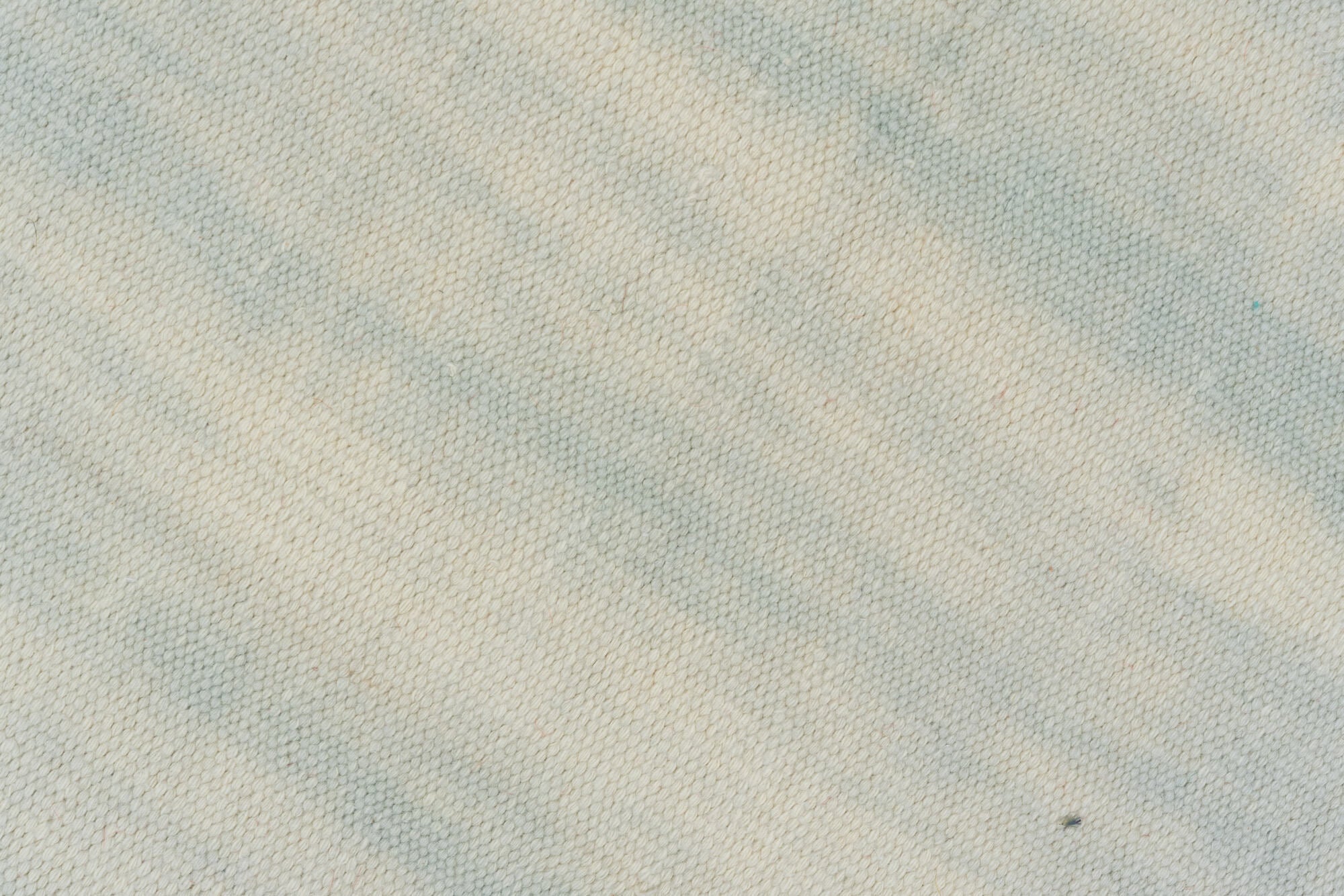 9' x 14' one-of-a-kind handmade vintage Dhurrie large size rug. Color palette: off-white, gray, light gray, gainsboro