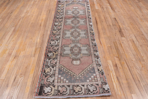 Vintage Oushak Runner Rug (2' x 9')