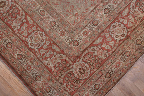 Antique Tabriz Area Rug (11' x 14')