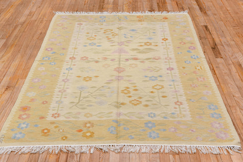 Antique Besserabian Area Rug (4' x 7')