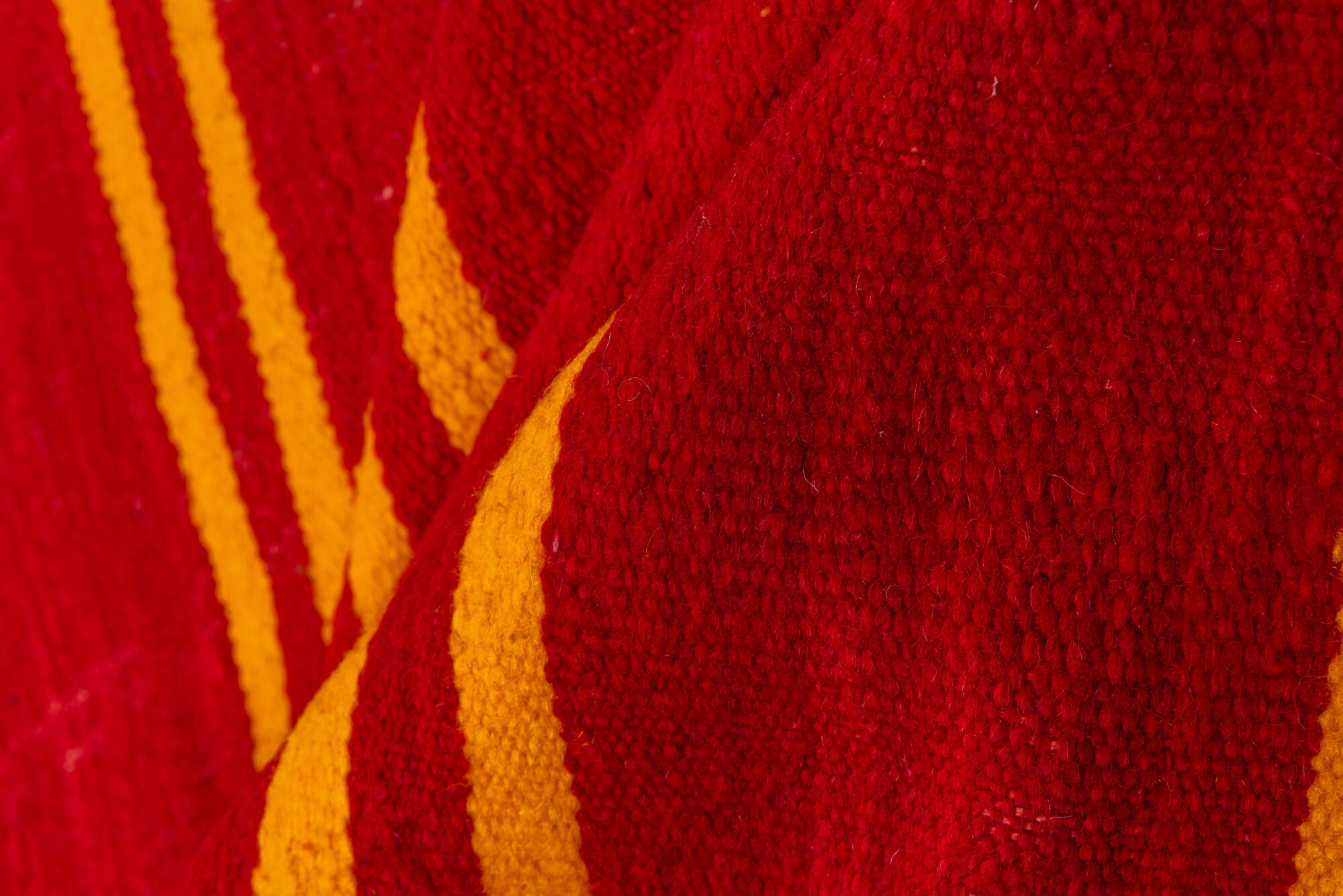 6' x 11' one-of-a-kind handmade vintage Kilim large size rug. Color palette: brown, gray, light gray, off-white, pink, red