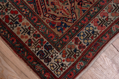 Antique Cam Hamadan Runner Rug (2' x 18')