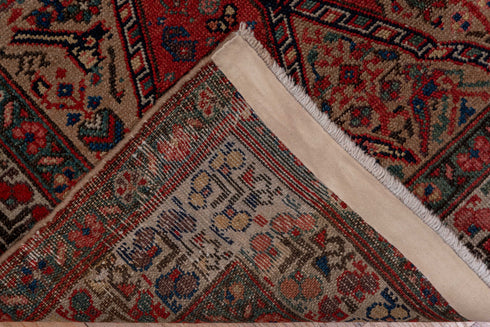 Antique Cam Hamadan Runner Rug (2' x 18')