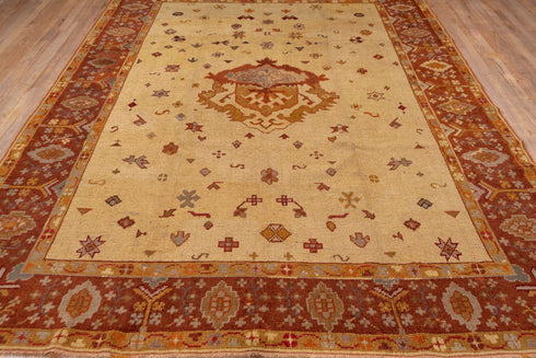 Antique Oushak Area Rug (8' x 10')
