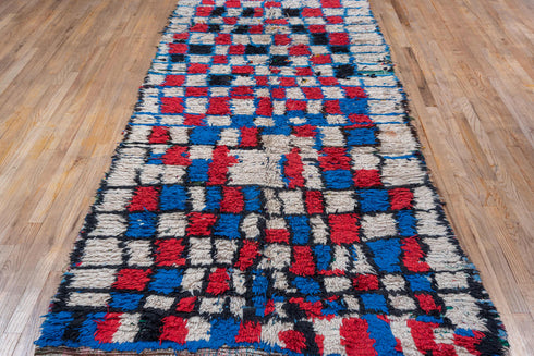 Vintage Moroccan Runner Rug (4' x 10')