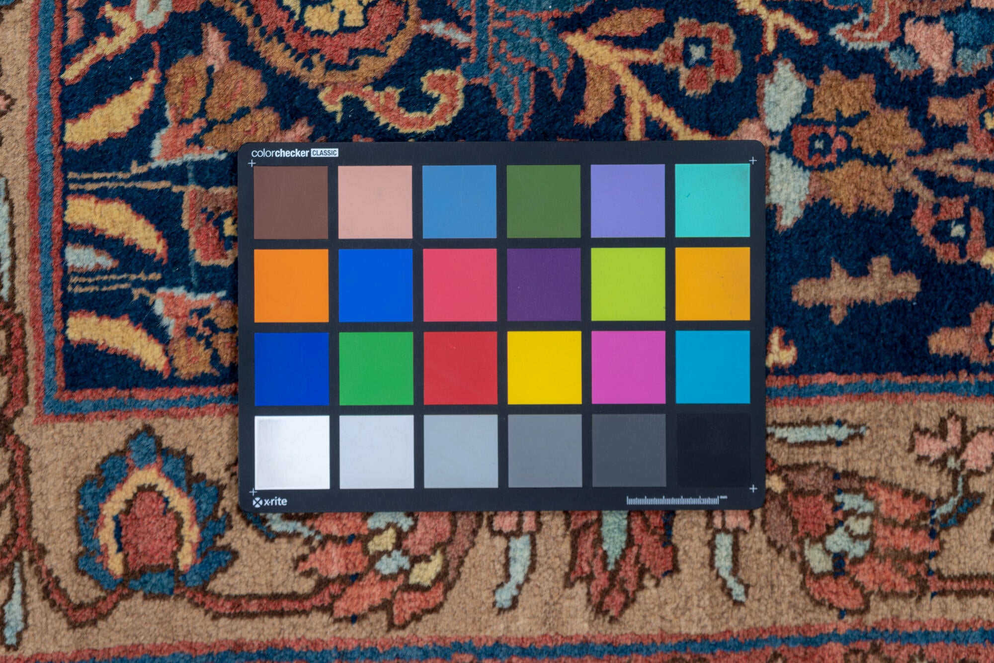 3' x 14' one-of-a-kind handmade vintage Bidjar runner rug. Color palette: blue, brown, gray, pink, redwood