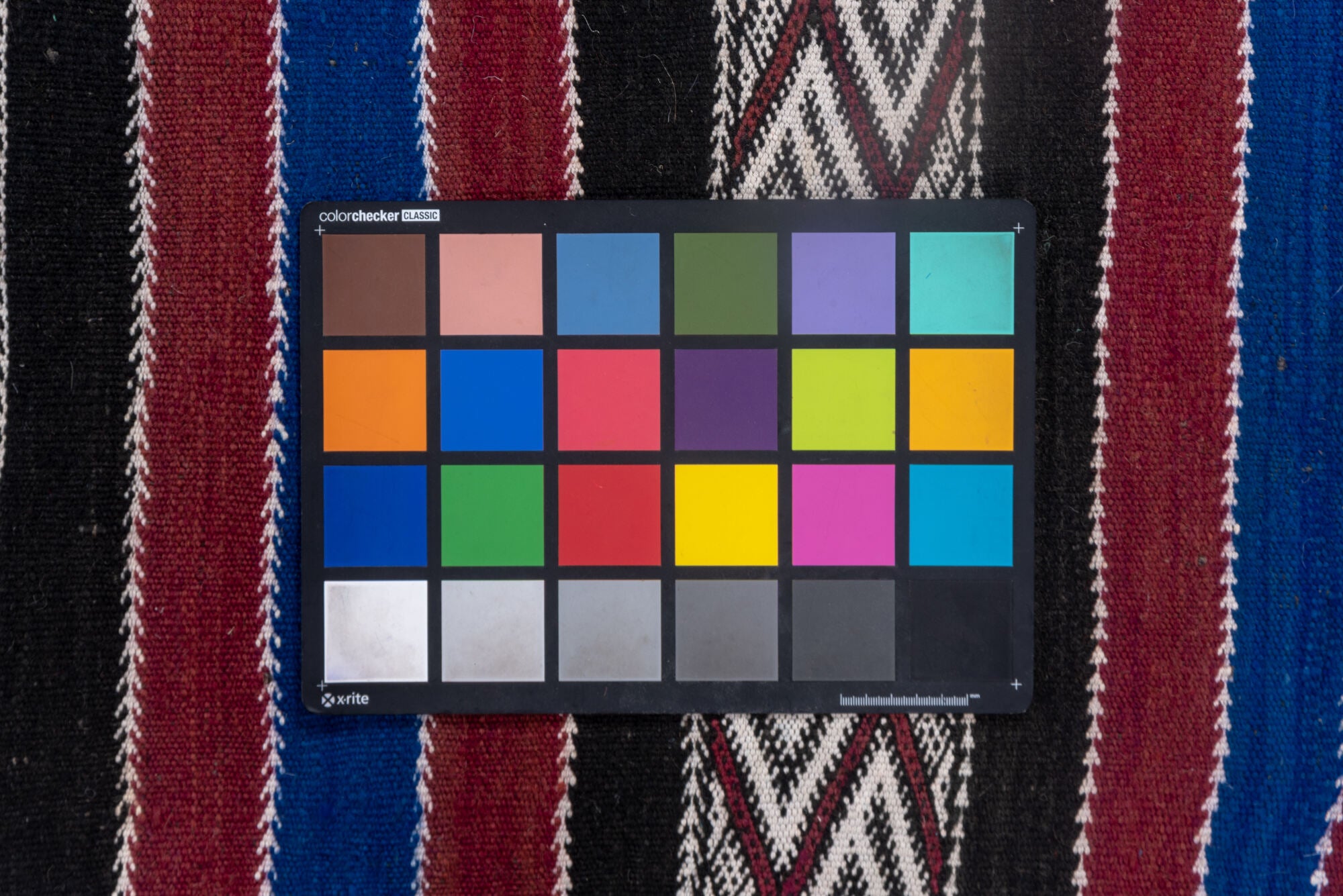 5' x 11' one-of-a-kind handmade vintage Kilim runner rug. Color palette: black, blue, brown, dark gray, gray, light gray