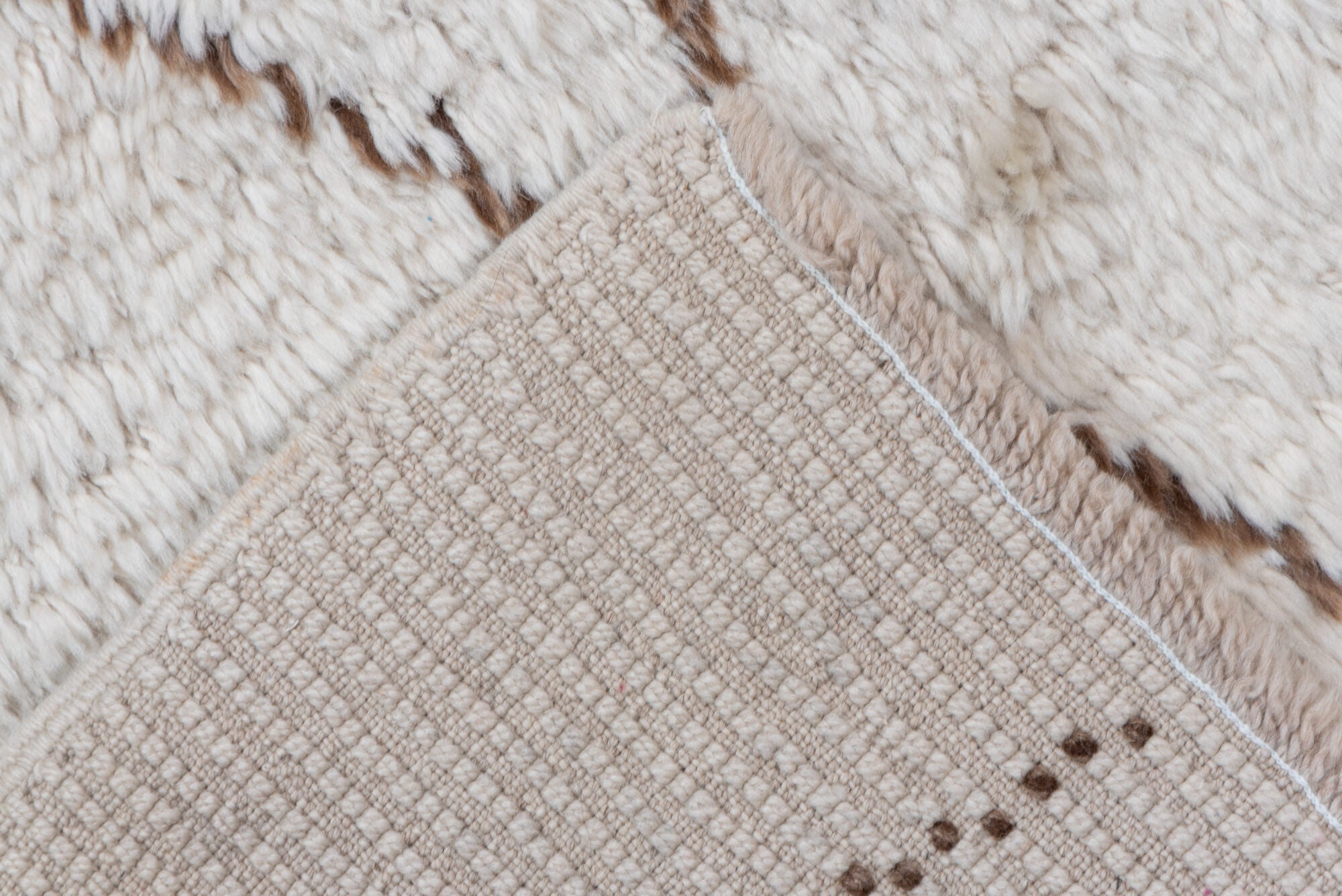 2' x 13' one-of-a-kind handmade vintage Moroccan runner rug. Color palette: dark gray, gainsboro, gray, light gray, linen