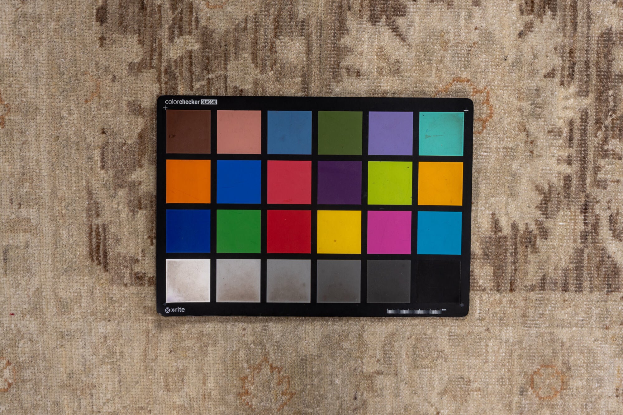 4' x 5' one-of-a-kind handmade vintage Sivas small size rug. Color palette: brown, gray, light gray, off-white, orange, pink