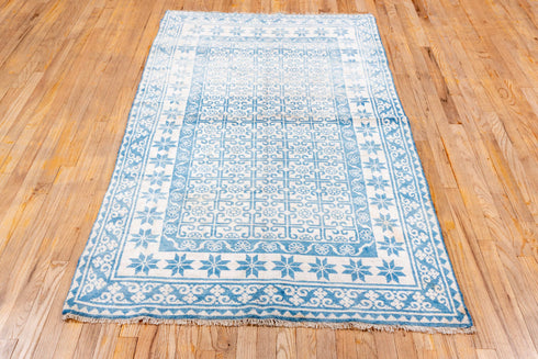 Vintage Cotton Agra Area Rug (4' x 7')