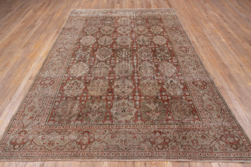 Antique Tabriz Area Rug (6' x 10')