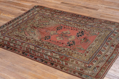 Antique Ghordes Area Rug (4' x 5')