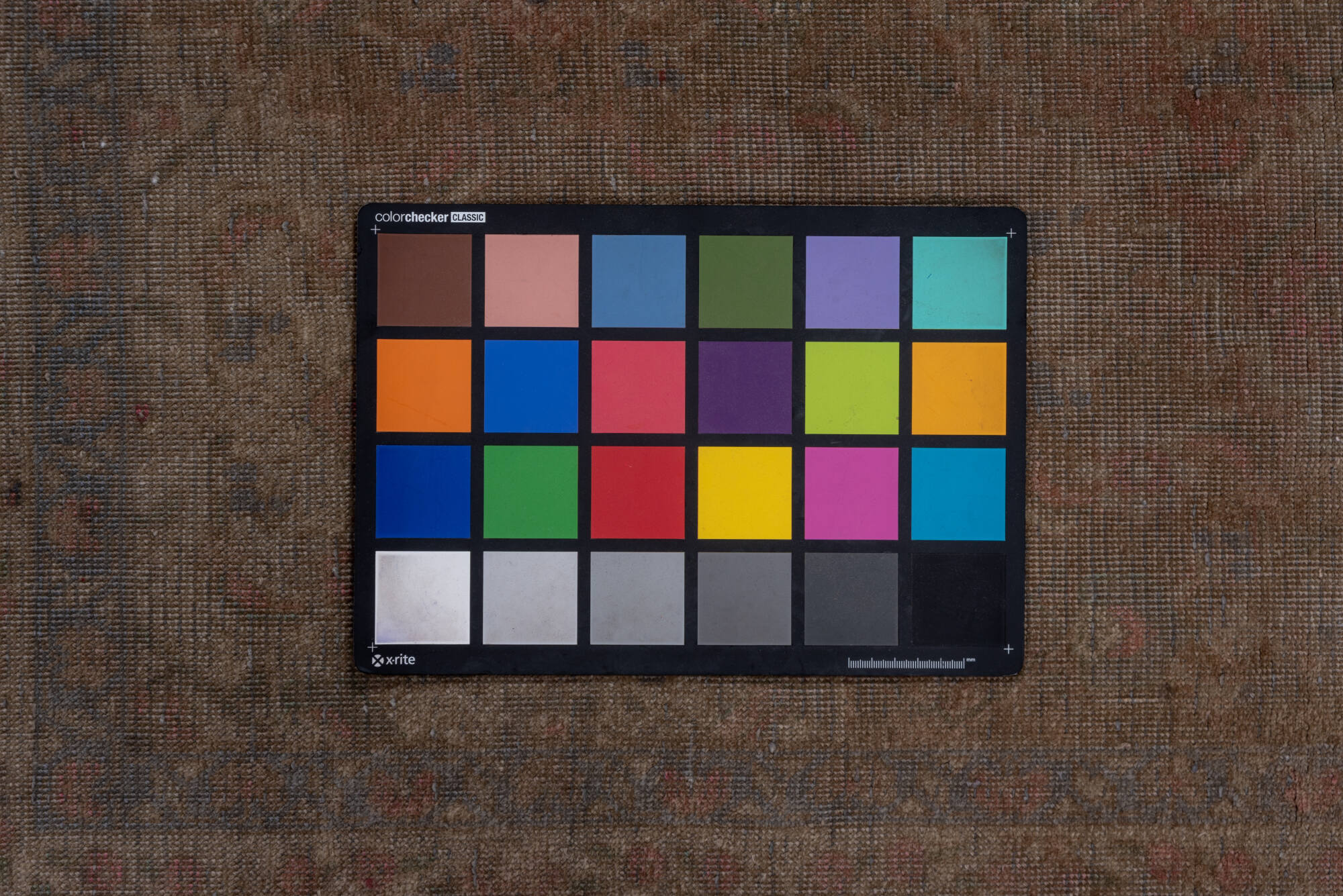 6' x 9' one-of-a-kind handmade vintage Tabriz medium size rug. Color palette: black, brown, gray, pink